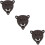 3Pièces Ouvre-Bouteille Mural Marron Fer Pour Usage 8