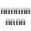 10Paare Anti- Einlegesohlen Arbeitsschuhe Silber Unisex 5