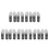 10Paare Anti- Einlegesohlen Arbeitsschuhe Silber Unisex 6
