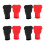4Paires Caps Terminal Batterie PVC Isolation Étanche Auto 2