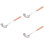 3Pcs Multi Color Stainless Steel Ladle Cooking Spoon Solid Long Handle 6