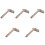 5Pcs Brown Multipurpose Crevice Cleaning Brushes with Sturdy Bristles 2