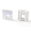 Lanview by Logon EURO OUTLET 45x45 - 1-PORT MODULE 3