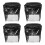 4Pcs Clear PVC Moving Head Light Rain Covers Multi Color Stage Shield 7