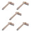 5Pcs Brown Multipurpose Crevice Cleaning Brushes with Sturdy Bristles 7