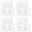 48Pcs White Plastic Bathroom Toothbrush Holder Cups Multi-Purpose Cups 4