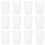 48Pcs White Plastic Bathroom Toothbrush Holder Cups Multi-Purpose Cups 11