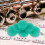 100Pièces Bouchons De Clés Silicone Pour Flûte Types Bleu Ciel 8