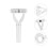 1Pc Brass Silvering Tuba Mouth Instrument Fitting Accessory 9
