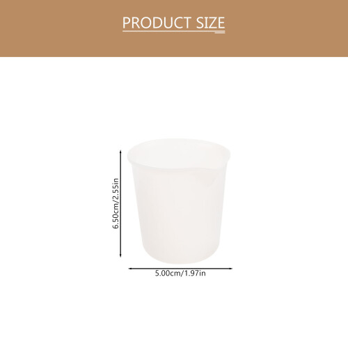 4Sets Clear Silicone Measuring Cups for Resin Art DIY Crafting Tools 1