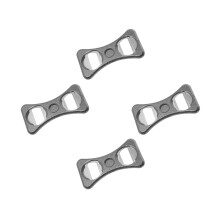 4St Auto Bekerhouder Met Geïntegreerde Metalen Bierflesopener