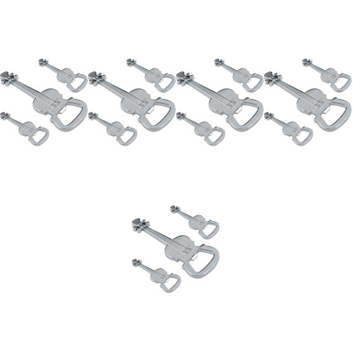 15Pcs Decorative Silver Guitar Bottles Heavy Duty 2