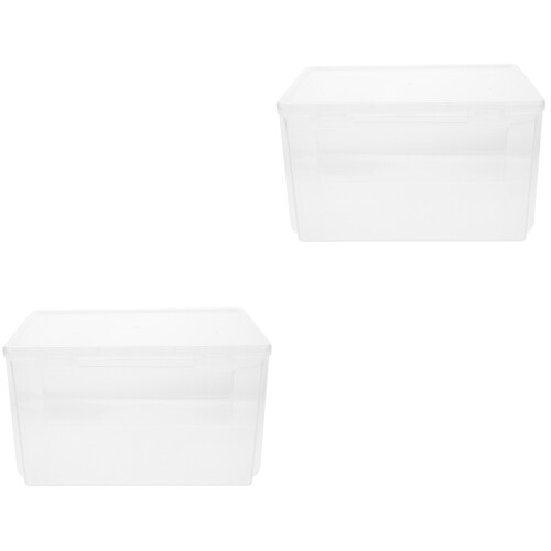 2Pièces Distributeur De Pain Transparent Pour Conserver 1