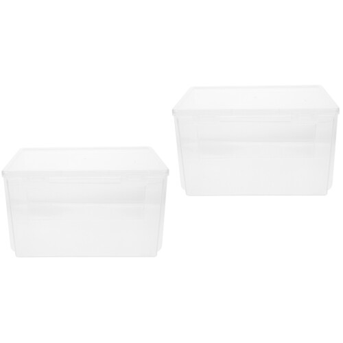 2Pièces Distributeur De Pain Transparent Pour Conserver 2