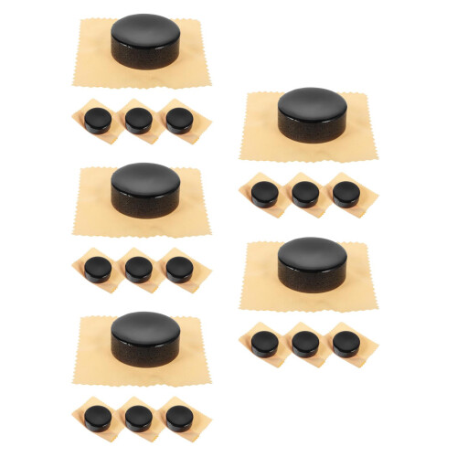 20Pcs Black String Maintenance Rosin for Violin Viola Cello Erhu Bow