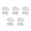 5Sets Sturdy Silver Bed Rail Hook Parts for Universal Bed Frame Repair 4