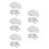 5Sets Sturdy Silver Bed Rail Hook Parts for Universal Bed Frame Repair 6