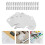 5Sets Sturdy Silver Bed Rail Hook Parts for Universal Bed Frame Repair 8