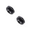 2Pcs Compact Finger Ring Black Bottle Opener Tool 2