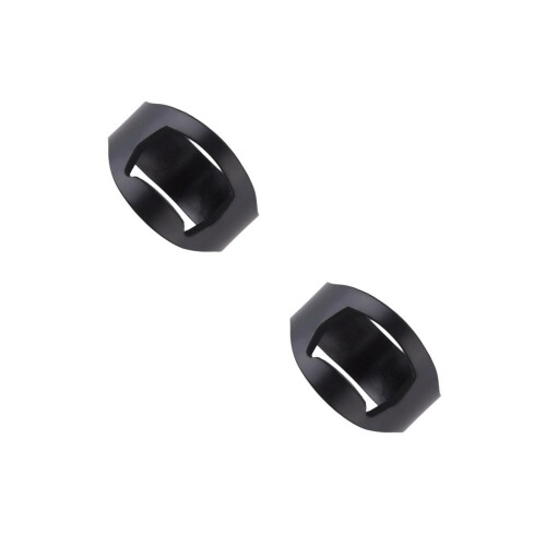 2Pcs Compact Finger Ring Black Bottle Opener Tool 1