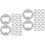 40Pcs DIY Bottle Opener Accessories Silver Iron Opener Inserts 3