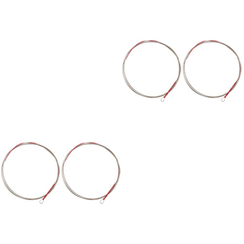 4Pcs Silver Lute Strings Replacement Accessories for Pipa Stable Sound 2