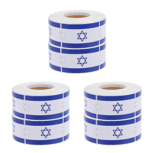 6Rouleaux Stickers Israël Résistants Pour 2