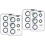4Sets Telefoon Camerafilm Helder Gehard Bescherming 3
