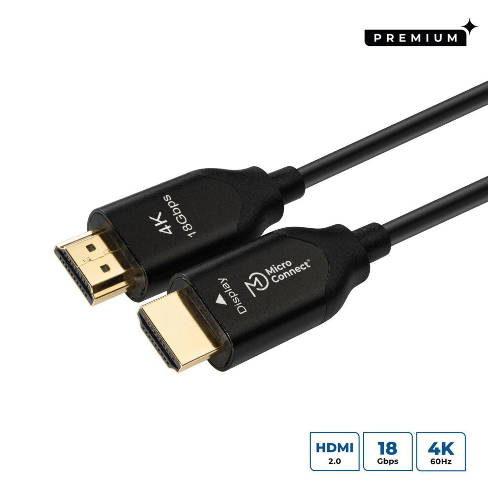 Microconnect Premium Optic Fiber Hdmi 2.0 Cable 25M 5706998905345