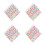 40Feuilles Strass Autocollants Pour Bricolage Coloré 4