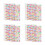 40Feuilles Strass Autocollants Pour Bricolage Coloré 7