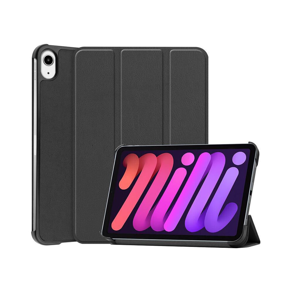 Coreparts Cover For Ipad Mini 6 2021 For Ipad Mini 6 (2021) Tri-Fold Caster Hard Shell Cover With Auto Wake Function - Black 5704174649922