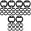 30Pcs Iron Bottle Opener Inserts DIY Tool Black Home Bar Use 2