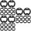 30Pcs Iron Bottle Opener Inserts DIY Tool Black Home Bar Use 6