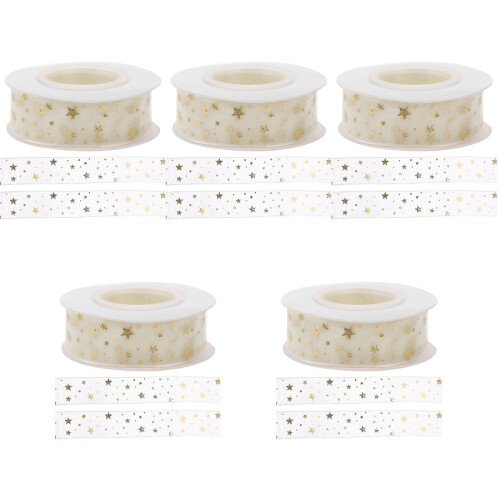 5Rouleaux Craft Soie Durable Pour Cadeau 1