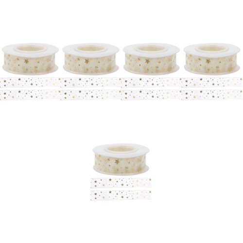 5Rouleaux Craft Soie Durable Pour Cadeau 2