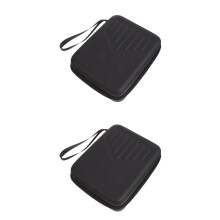 2Pcs Finger Piano Storage Case Black Eva Kalimba Portable Bag