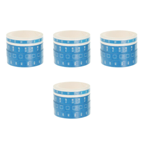 16Rouleaux De Washi Tape Bleu Fin Écrivable Pour Organisation DIY 2