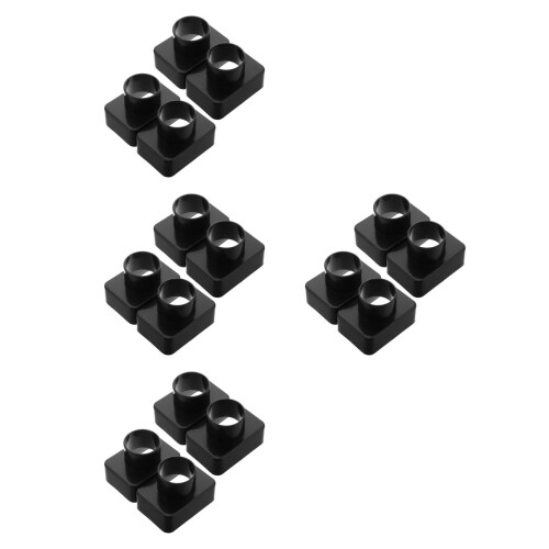 16Pcs Durable Plastic Car Air Duct Adapter for Vent Outlet Connection 2