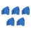 20Pcs Blue Piano Accessories Plastic Plugs for Professional Tuning 3