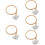 5Ensembles Cordes De Remplacement Lyre En Acier Et Cuivre Clair 9