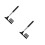 2Sets Car Windshield and Mirror Cleaner Retractable Black Silicone 7