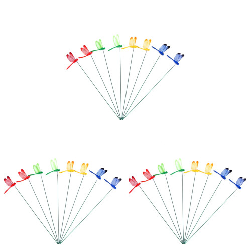 150Pièces Libellules PVC Colorées 1