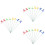 150Pièces Libellules PVC Colorées 5