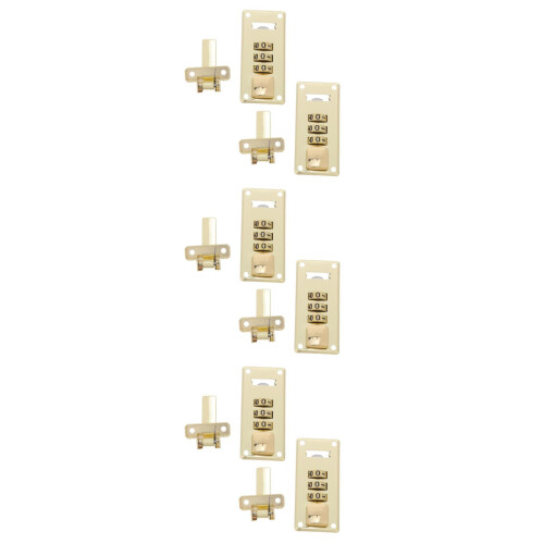 6Pcs Gold Travel Locks with Combination Latch for Suitcase and Toolbox 2