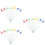 150Pièces Libellules PVC Colorées 6