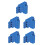 20Pcs Blue Piano Accessories Plastic Plugs for Professional Tuning 5