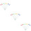 150Pièces Libellules PVC Colorées 8