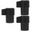 3Pièces Cache Embouchure Saxophone ABS Noir Protection Instrument 6