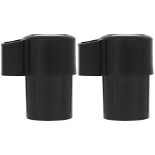 2St ABS Sax End Cover Zwart Saxofoon Accessoire Anti Altsaxofoon